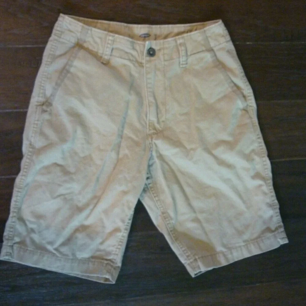 Old Navy Men's Khaki Straight Shorts Size 28 Khaki